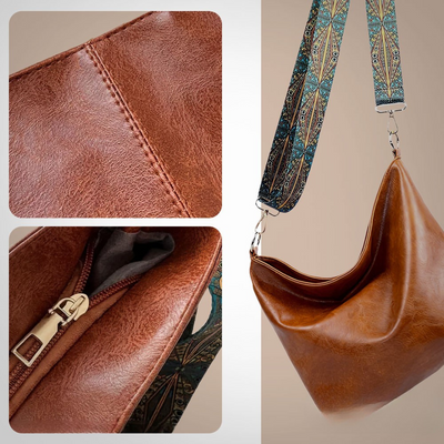Chelsey™ | Vintage Charm læder skuldertaske