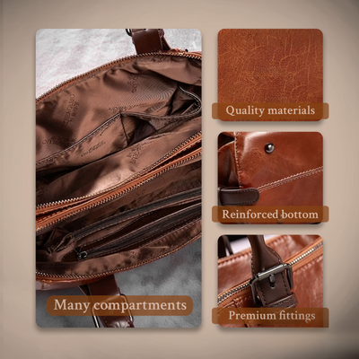 Leonora™ | Luksuriøs, tidløs taske med karakter