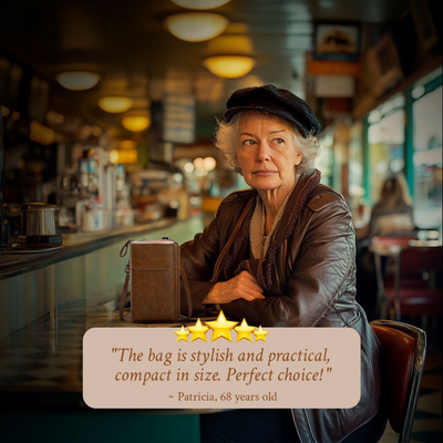 Emma™ | Chic kompakt håndtaske