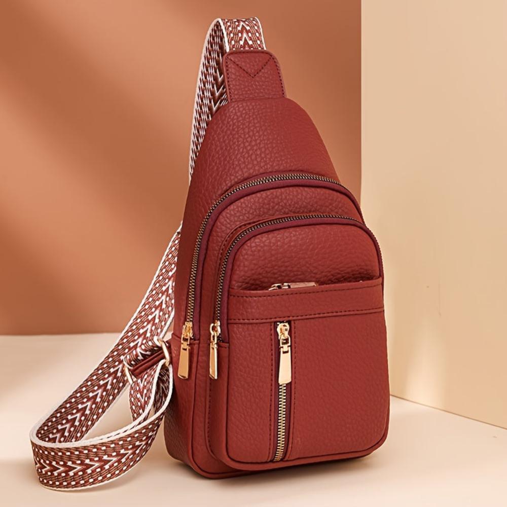 Hazel™ | Vintage skuldertaske med brystlomme