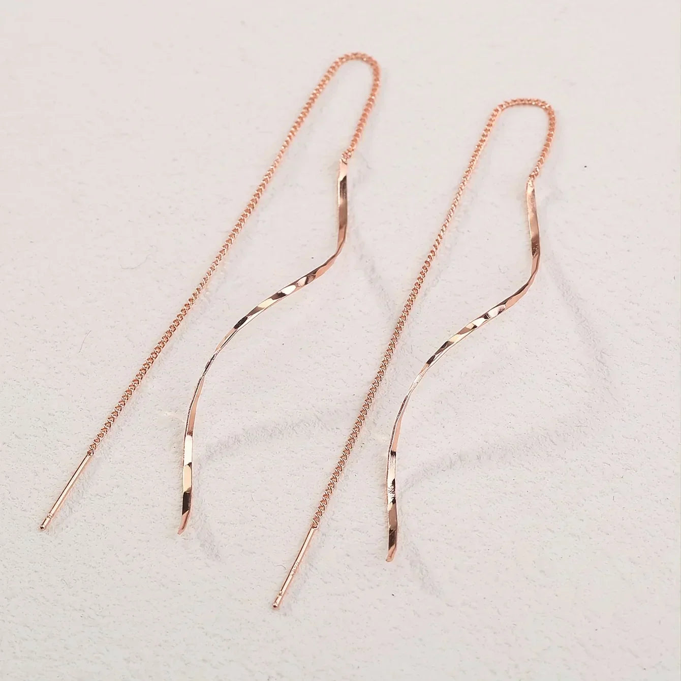 Aurora øreringe med Bølget Design