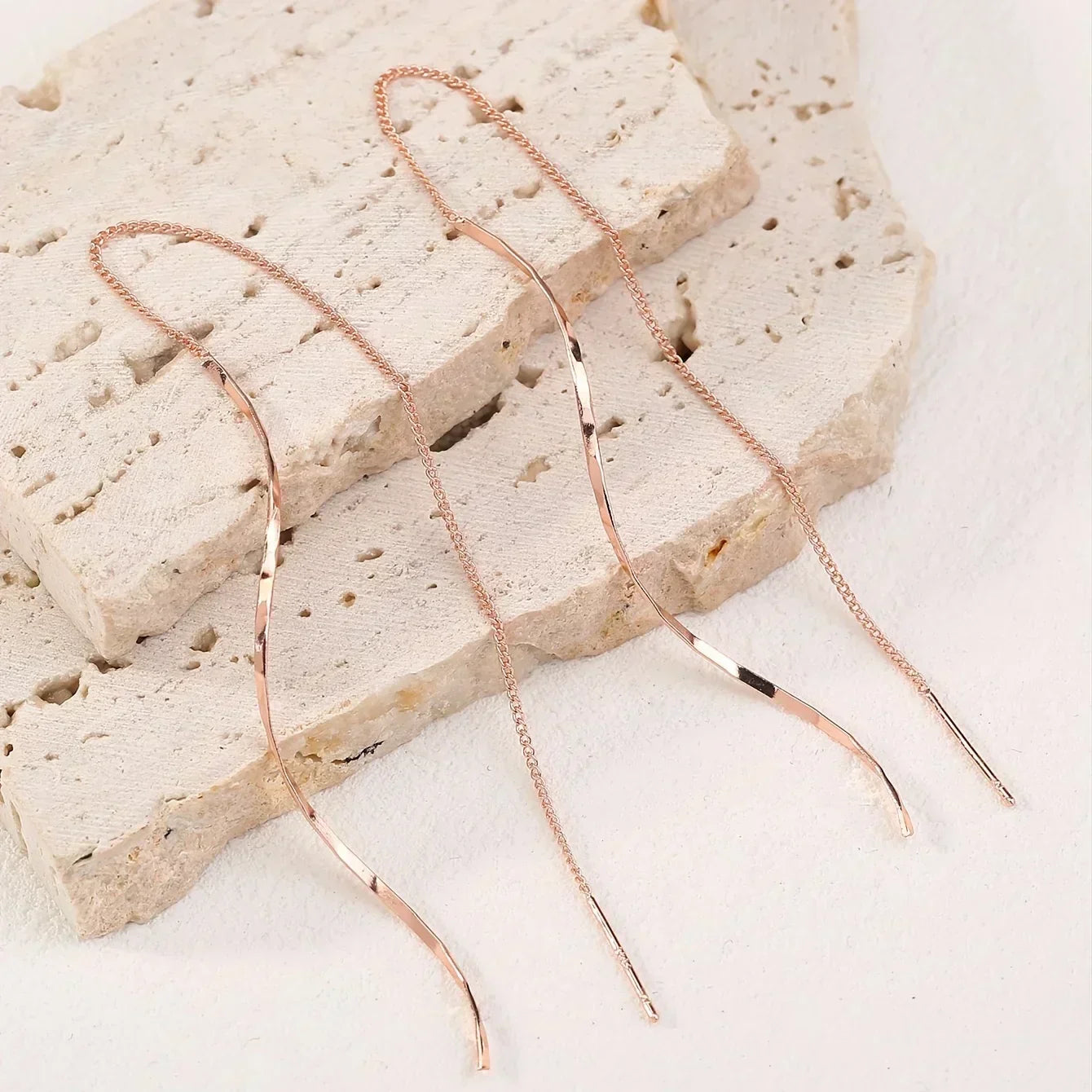 Aurora øreringe med Bølget Design