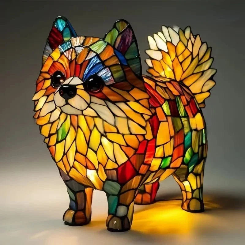Pom-Pom Pomeranian Lampe