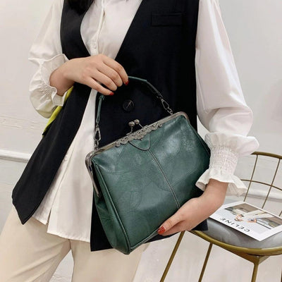 Astrid™ | Vintage Kiss-Lock håndtaske