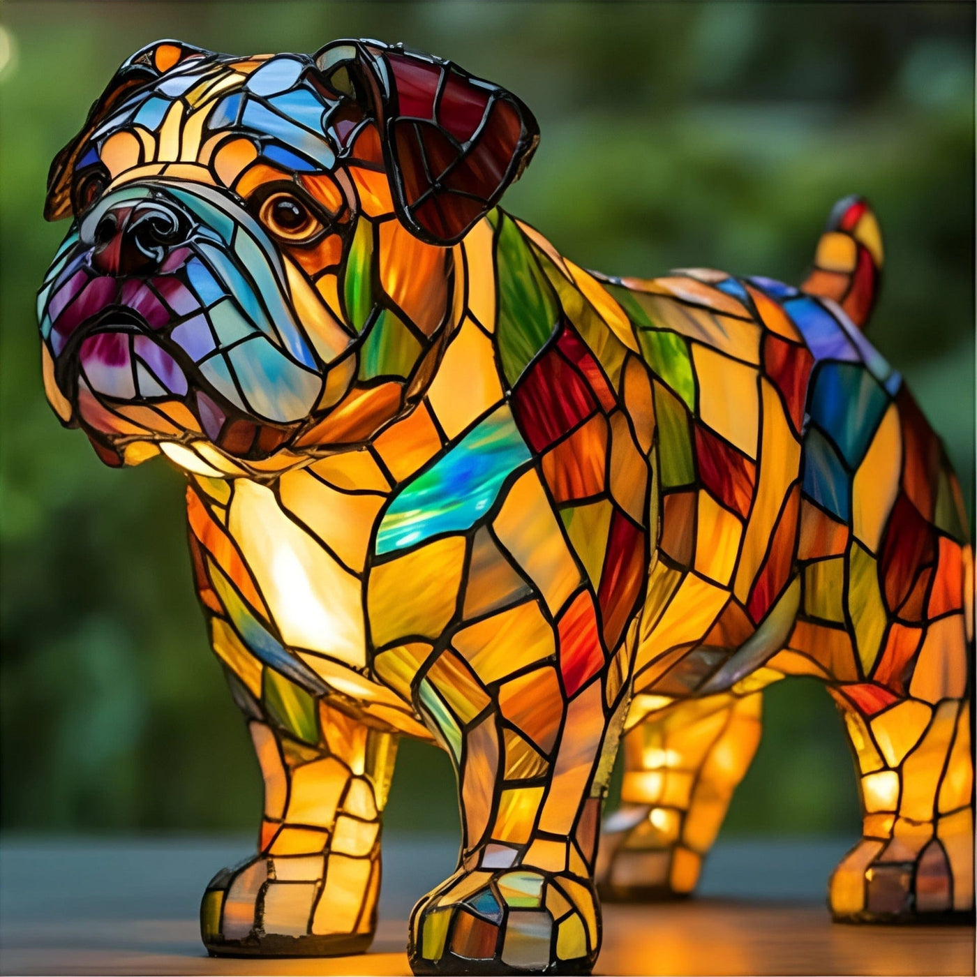 Fed Bulldog Glow Lampe